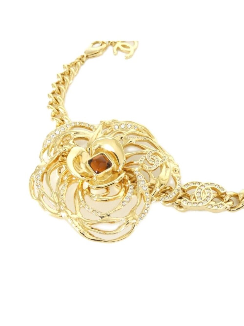 Chanel Choker Necklace Gold